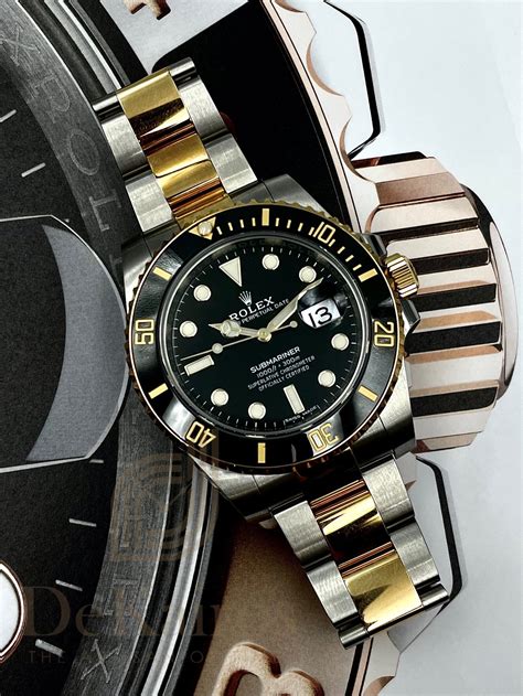 rolex submariner black gold price|rolex gold submariner price.